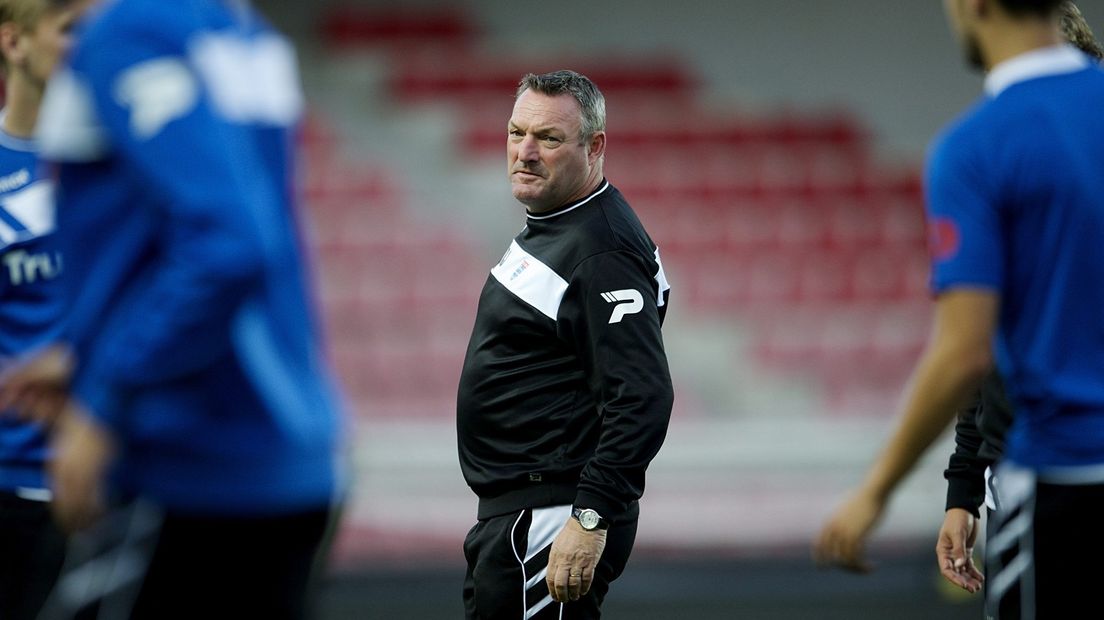 Ron Jans, hier nog als hoofdtrainer van Zwolle