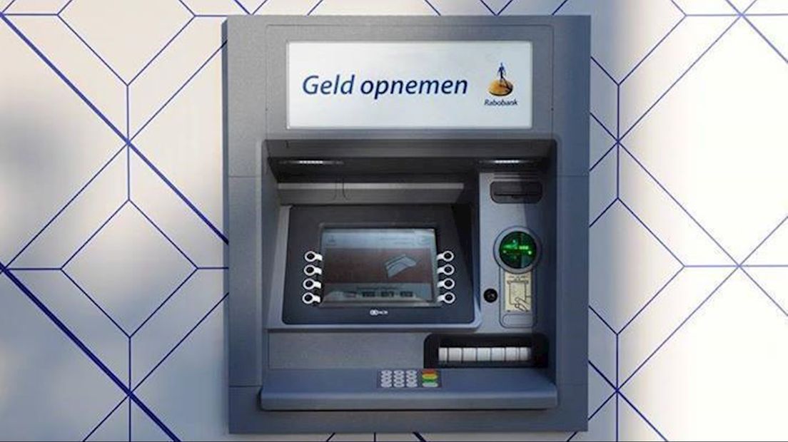 Geldautomaat verdwijnt