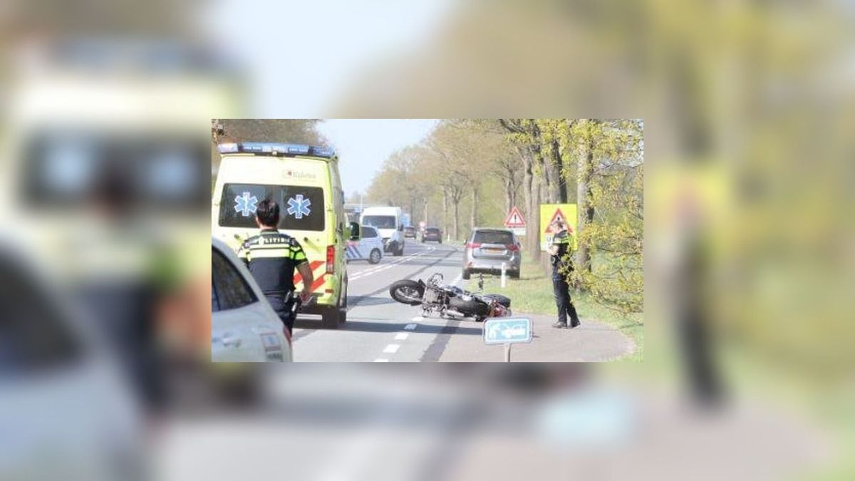 Motorrijder gewond na val op N351 bij Oldeholtpade