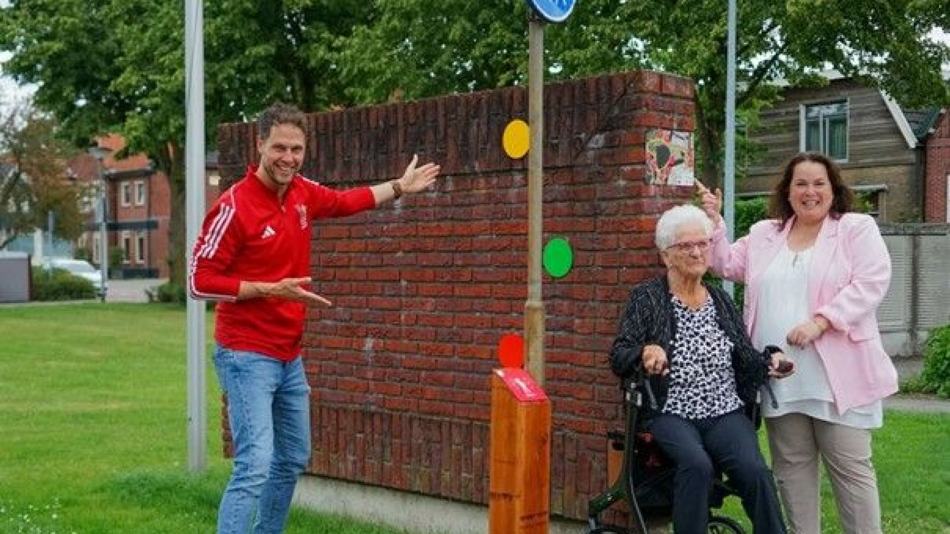 Nieuwe beweegroute in park achter woonzorgcentrum De Berkhof.