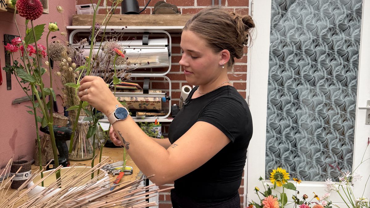 Scharissa uit Bovensmilde is misschien de beste bloembindster ter wereld