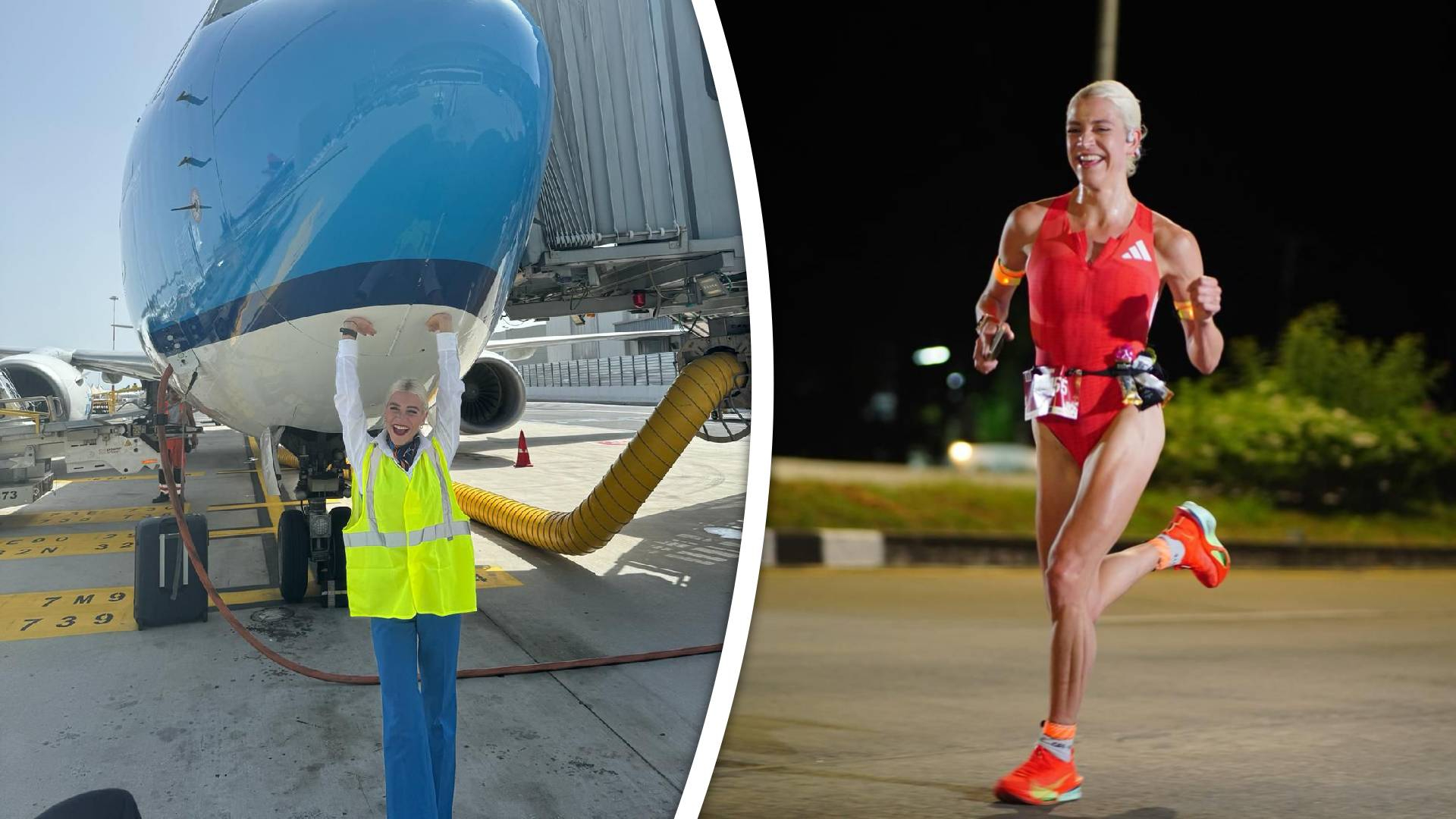 Mikky tijdens de Chiang Mai International Marathon