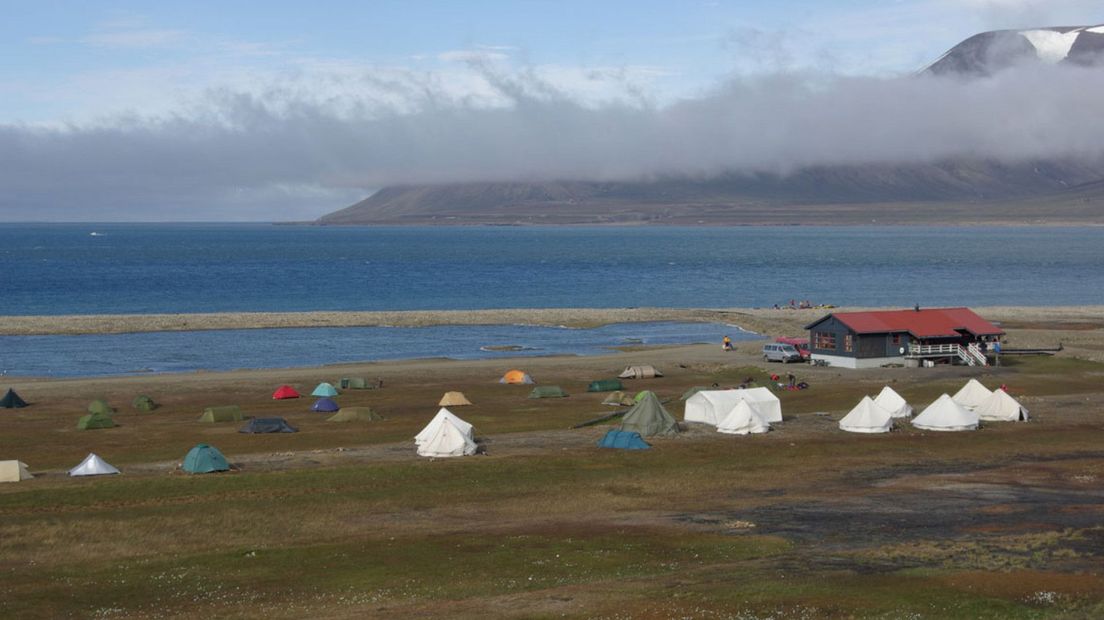 Camping op Spitsbergen