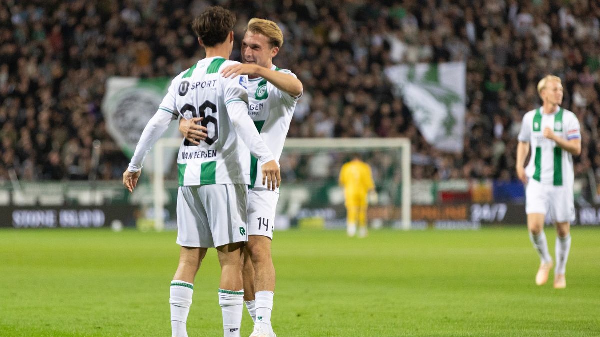 Wedstrijd FC Groningen - PEC Zwolle hervat, tussenstand 2-0