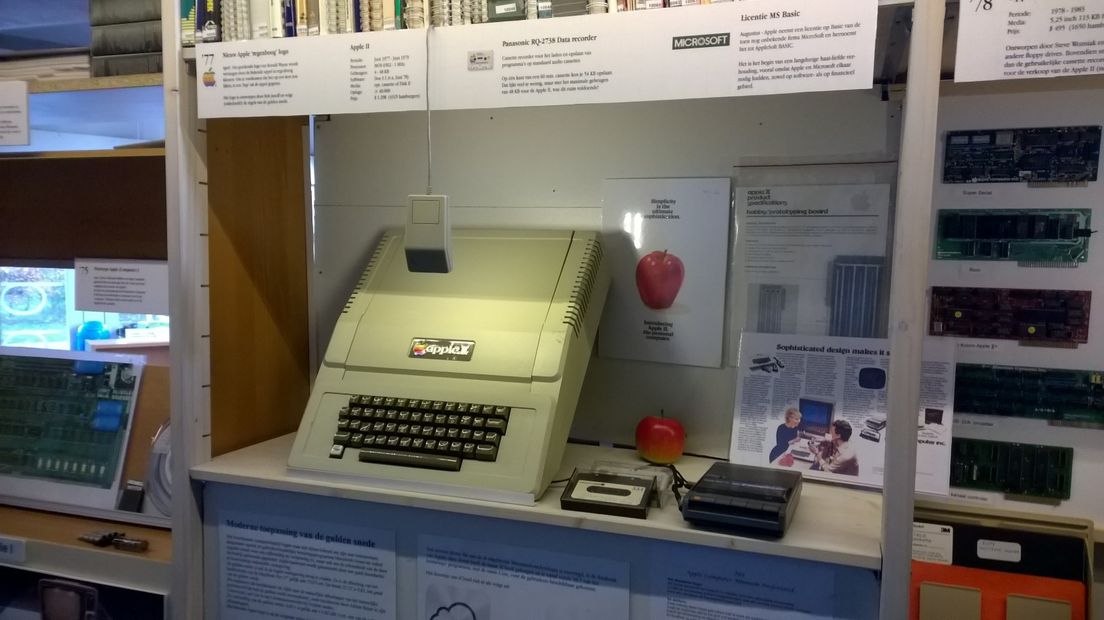 Een Apple II (Rechten: Frits Emmelkamp / RTV Drenthe)