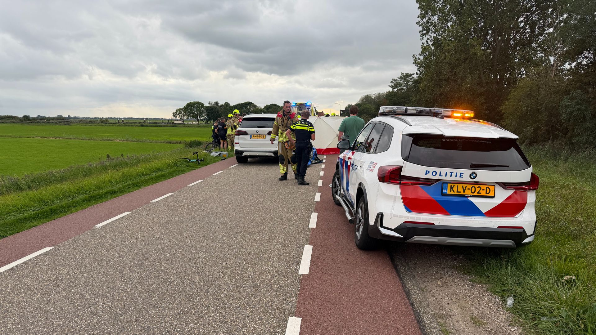 Wielrenner overleden na botsing met auto