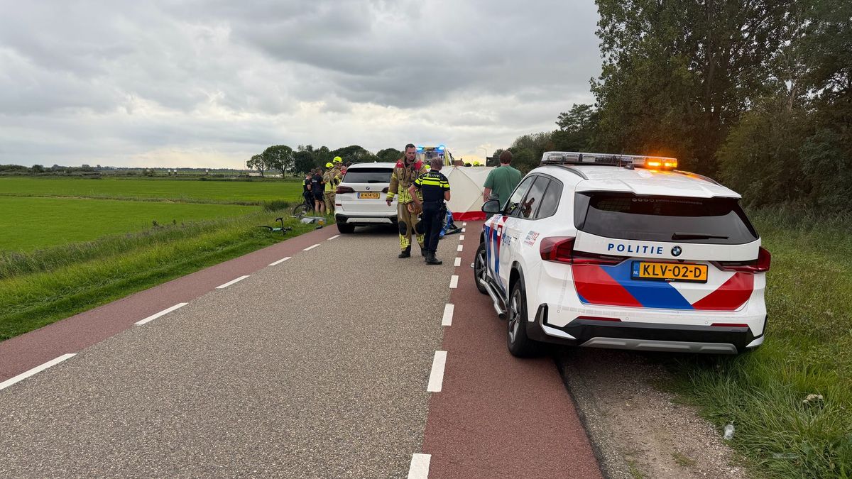 Wielrenner overleden na botsing met auto