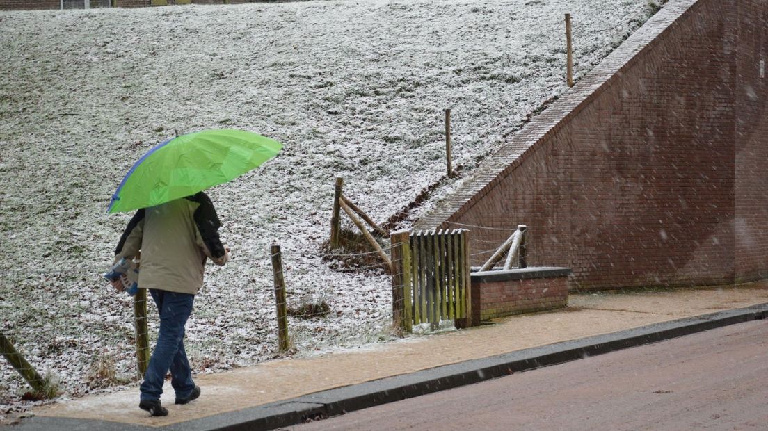 Witte wereld in Steenwijk