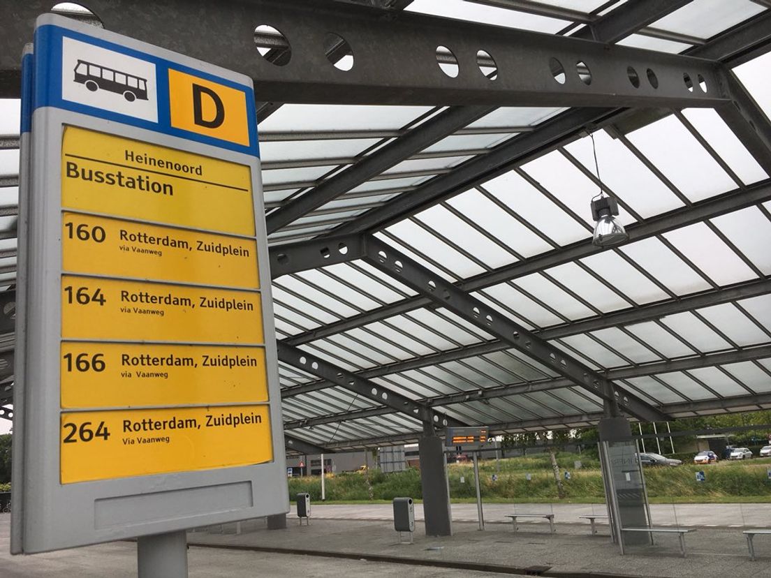 Ook reizigers op station Heinenoord zullen te maken krijgen met de staking in het regiovervoer.