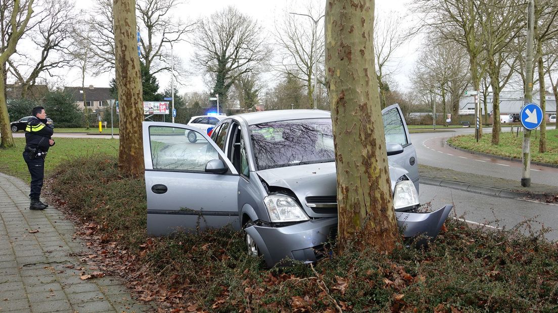 Eenzijdig ongeluk in Hardenberg