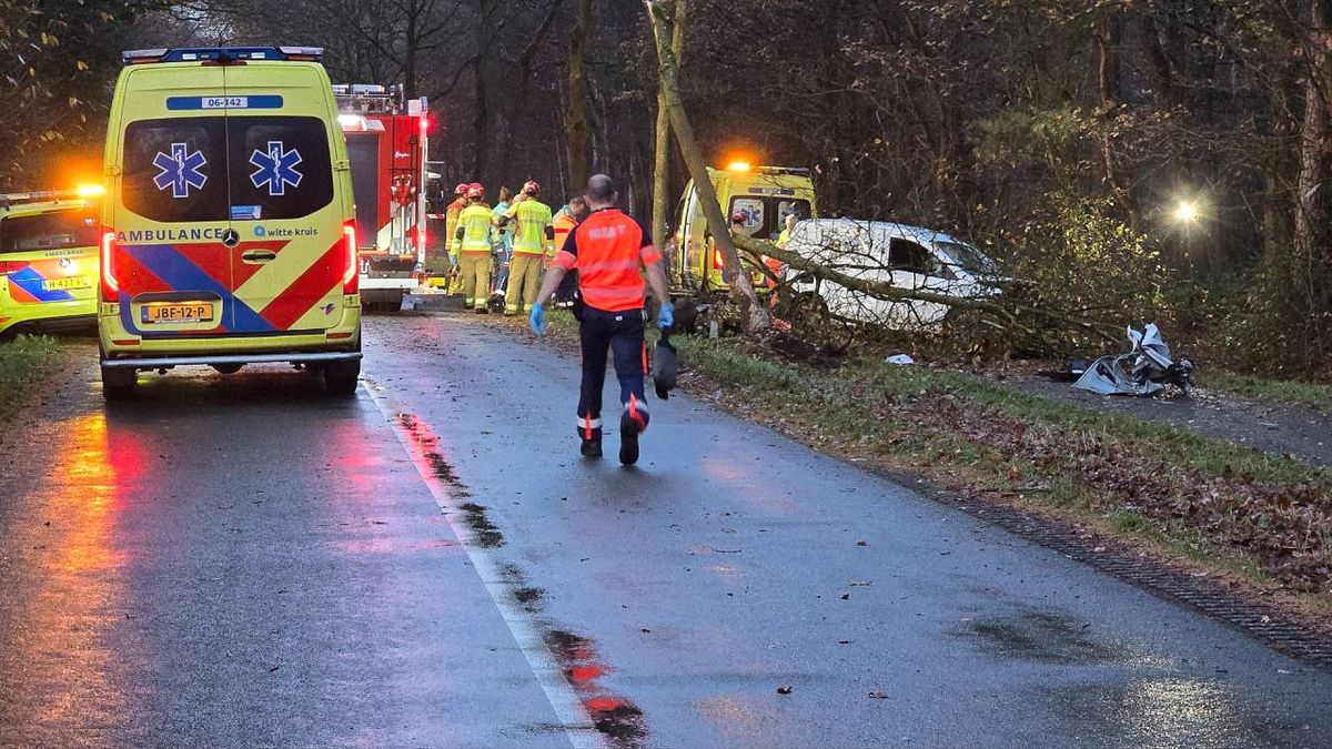Gewonde bij zwaar auto-ongeluk