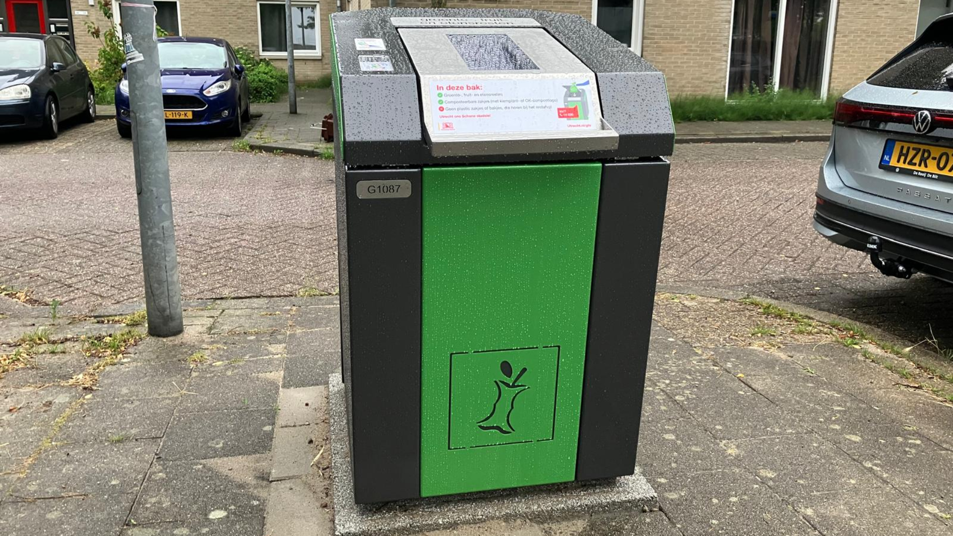 Utrecht plaatst 120 containers voor groente-, fruit- en etensresten in de stad