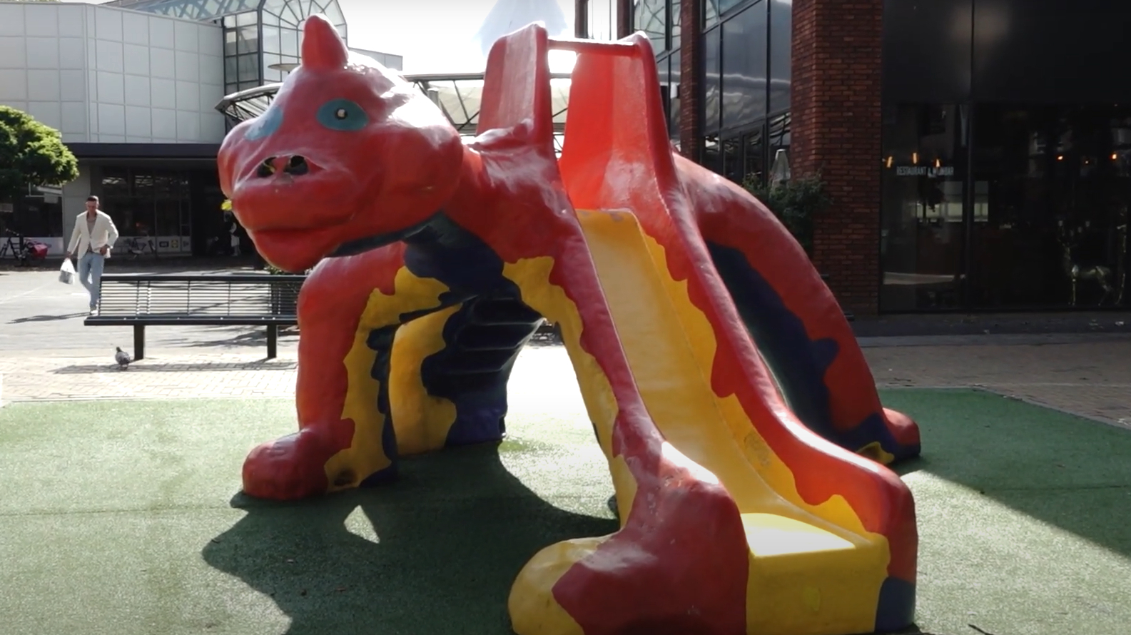 De drakenglijbaan in Ridderkerk