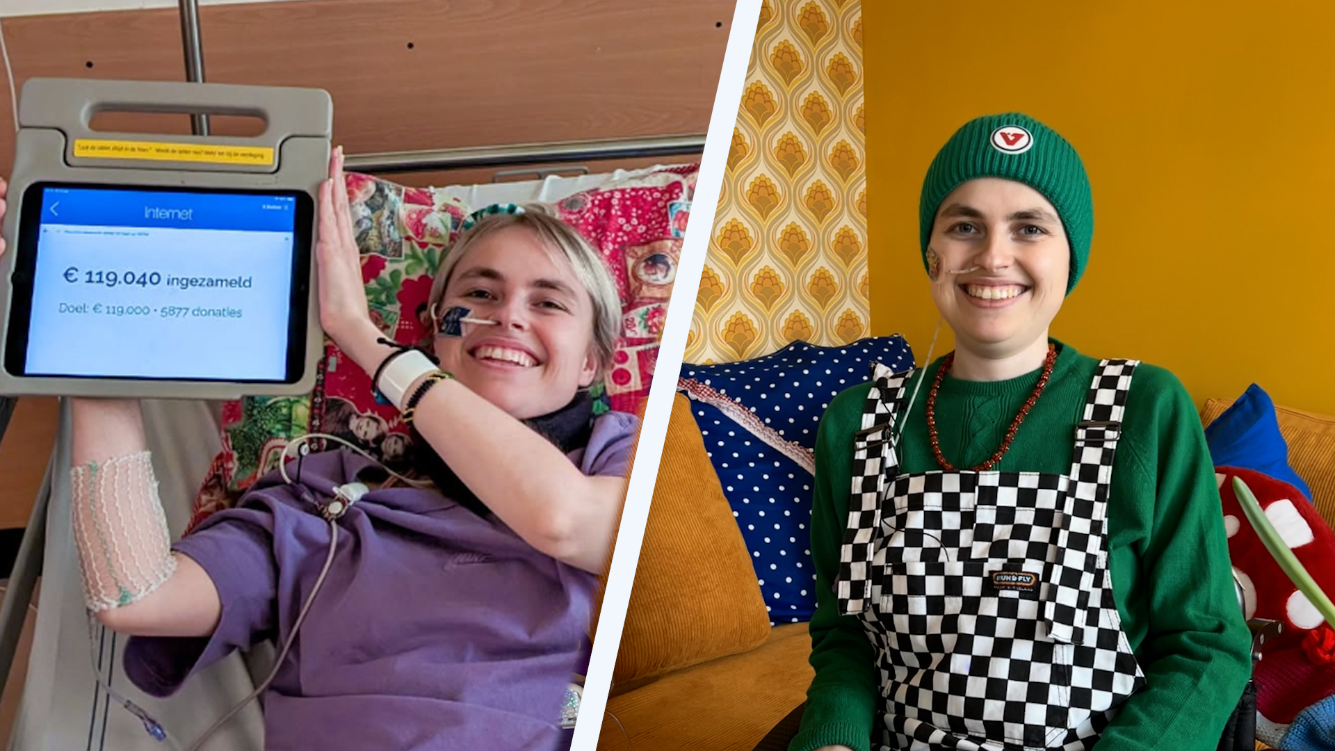 Zelfs na levensreddende operatie loopt Kris (27) vast in Nederlands zorgsysteem