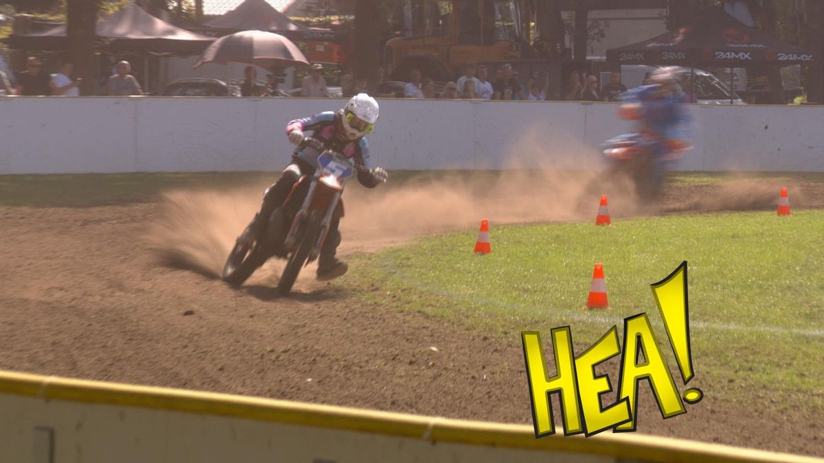 HEA! Jelmar laat het gras opspatten