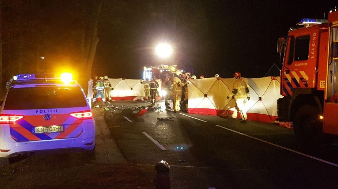 Het bewuste ongeval in februari 2018 bij Harbrinkhoek
