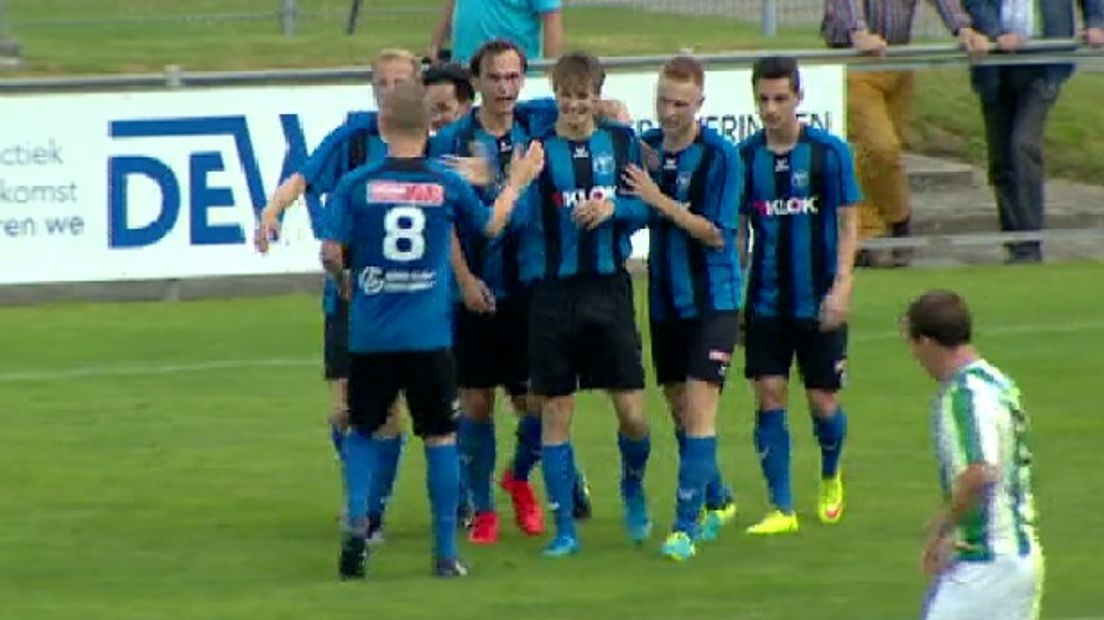 Een 3-1 voorsprong bleek niet voldoende voor ACV (Rechten: RTV Drenthe)