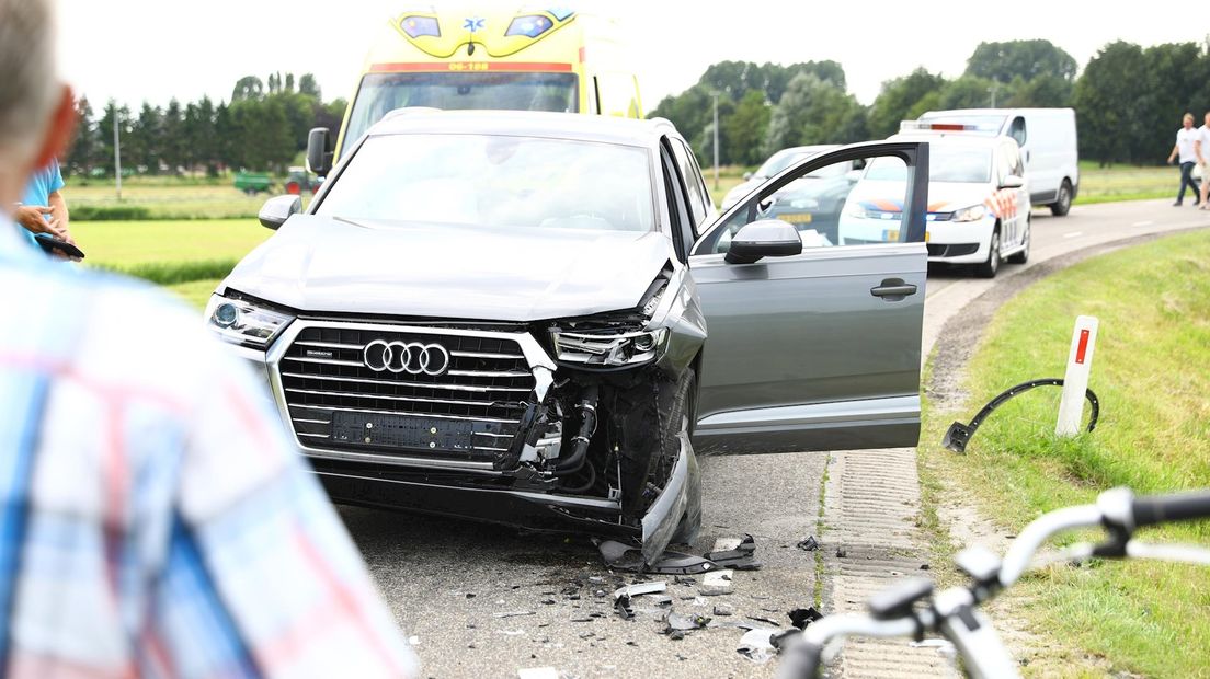 Ongeluk op de dijk tussen Kampen en Zalk