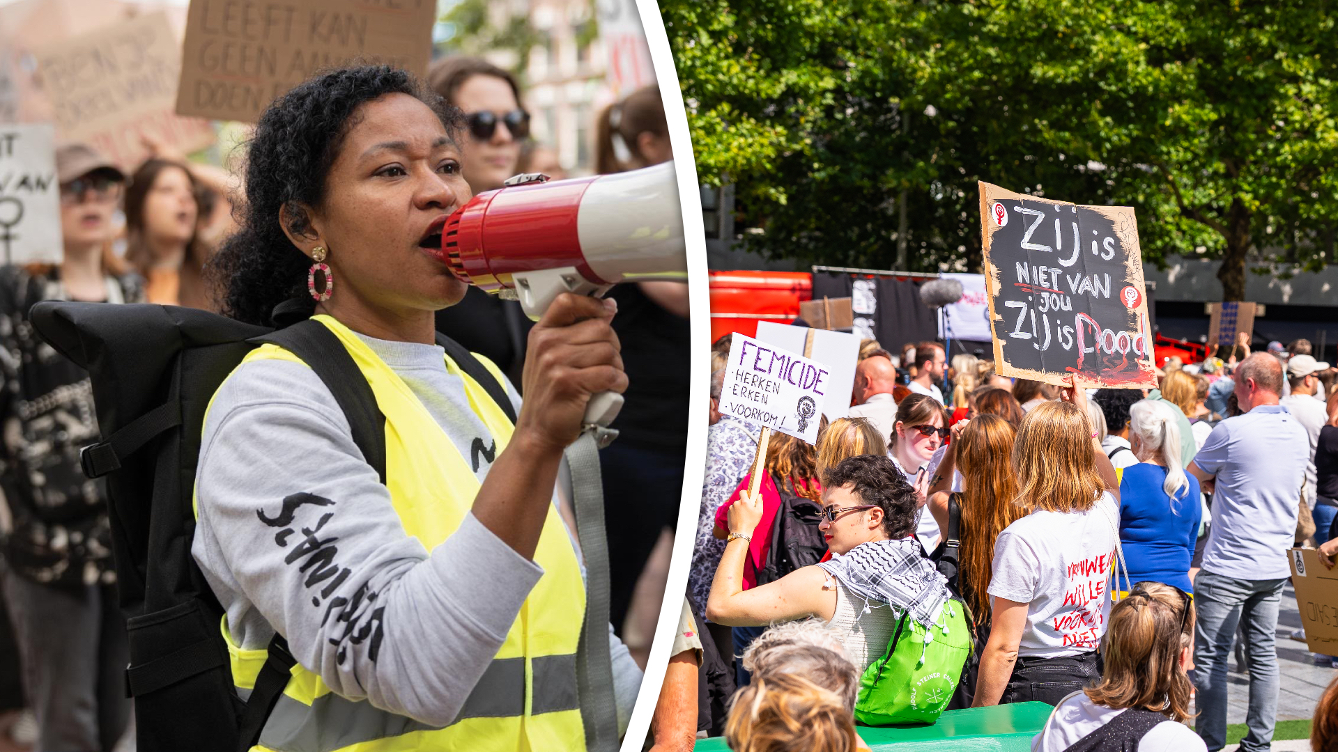 Een jaar geleden waren de femicide-marsen, maar wat Joice Alves dos Santos van Dolle Mina betreft, moet er meer gebeuren.