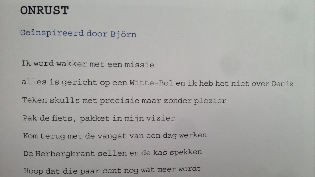 Tekst van rapper Sticks