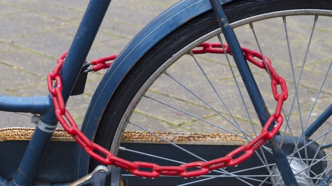 Fiets met ketting