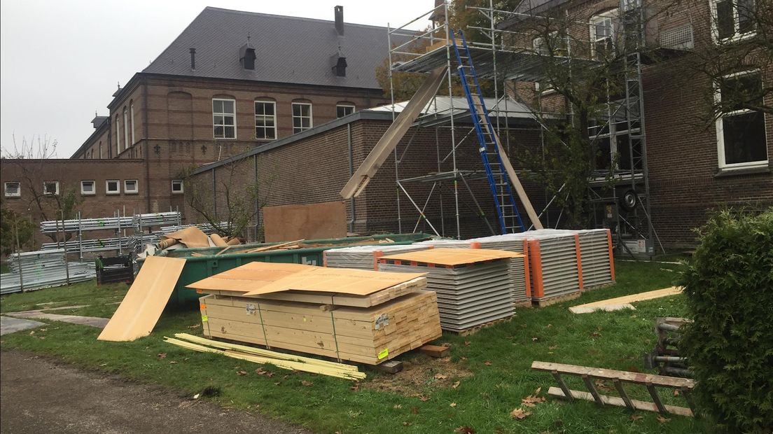 Klooster Nieuw Sion in de steigers vanwege verbouwing gastenverblijf