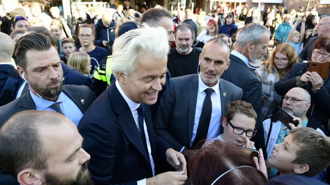 PVV-leider Geert Wilders in Ter Apel