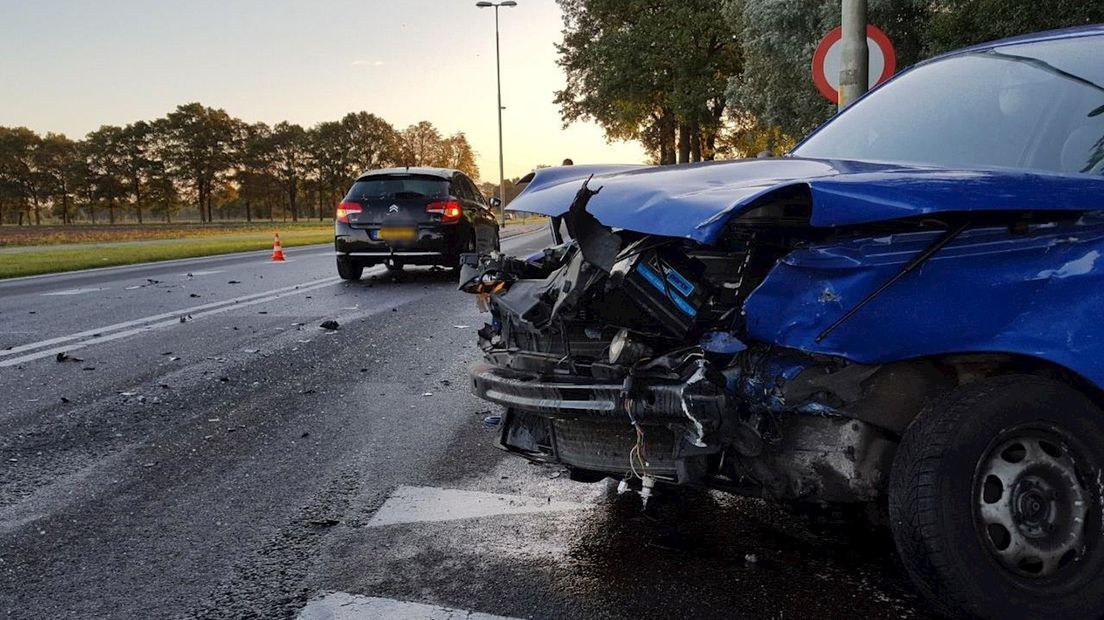 Aanrijding op de N346