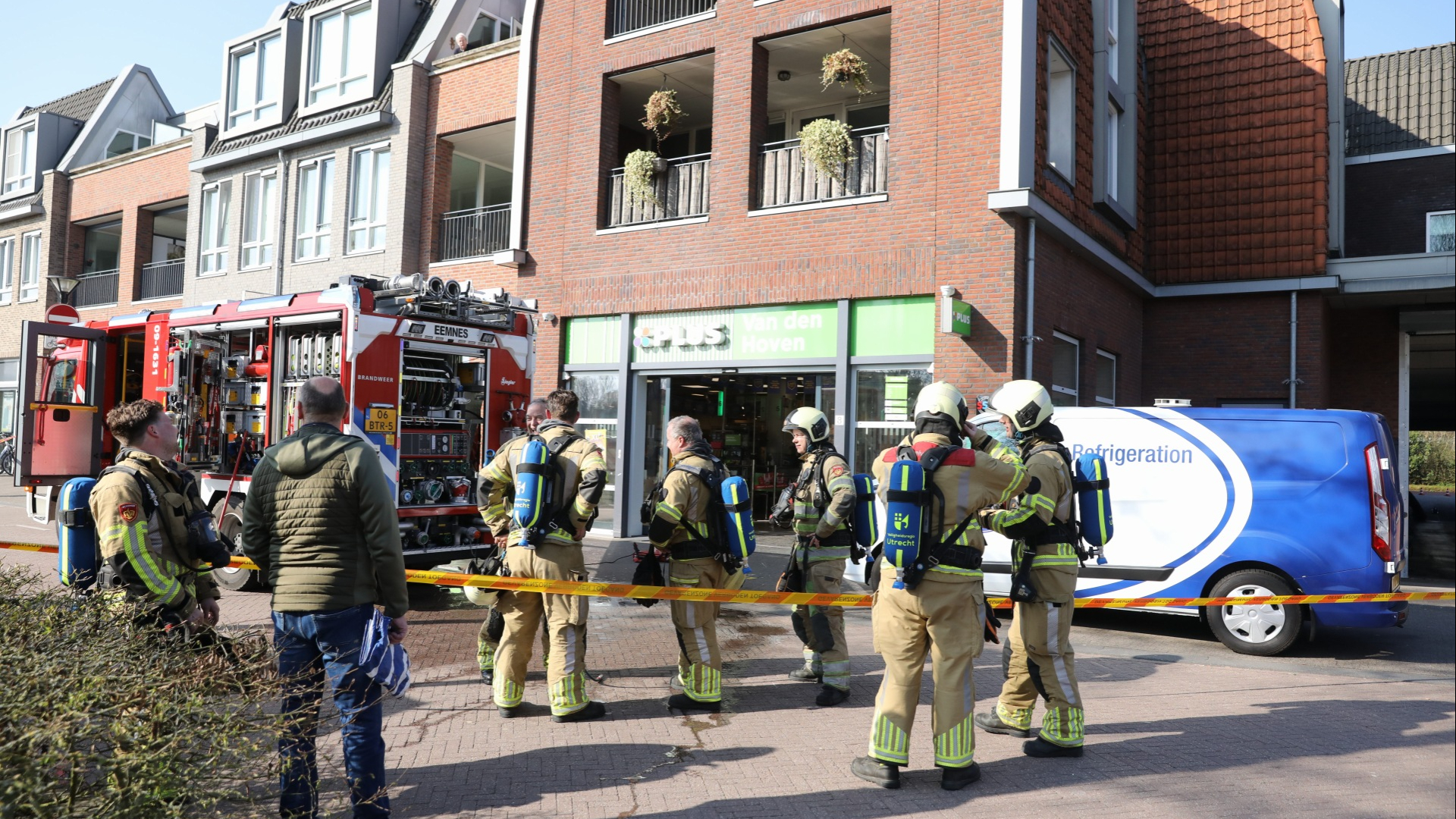 Lekkage in supermarkt Eemnes, winkel niet open