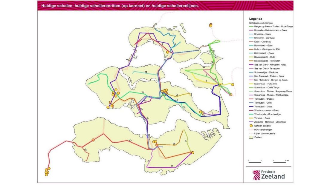 Busvervoer scholierenlijnen