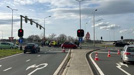 Lange file A76 door ongeval bij Nuth