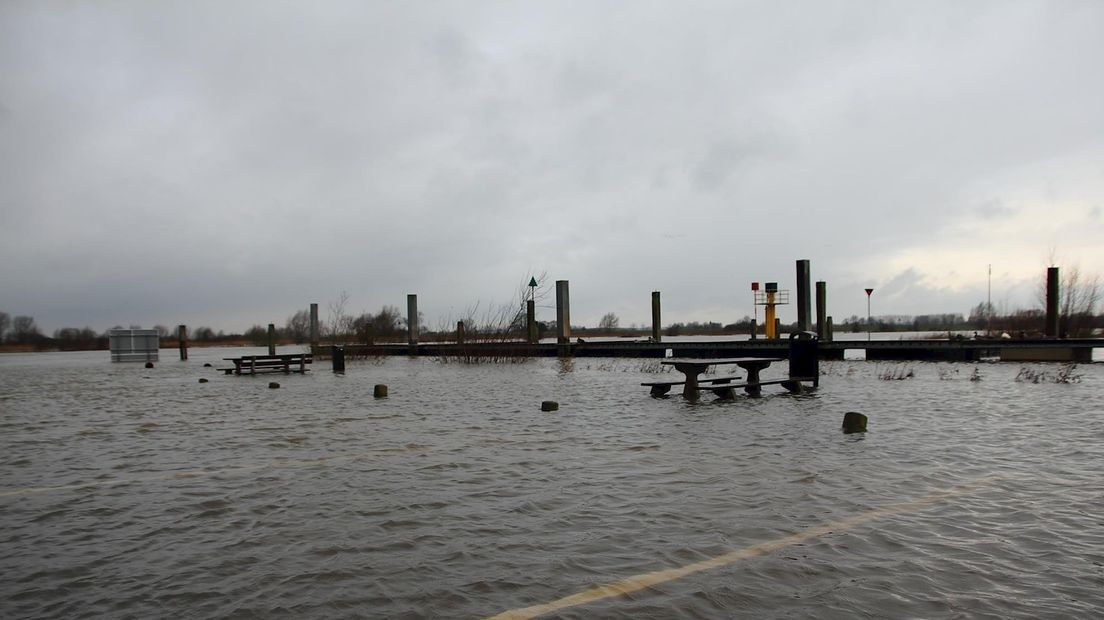 Hoogwater bij Wijhe
