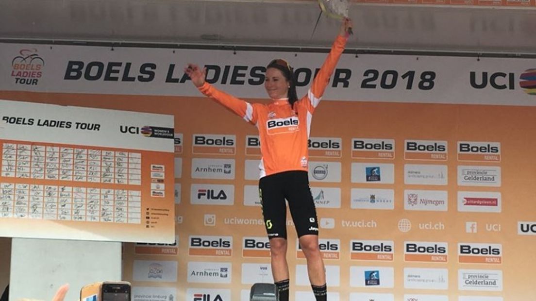 De Wageningse Annemiek van Vleuten doet vaak mee aan de Ladies Tour.