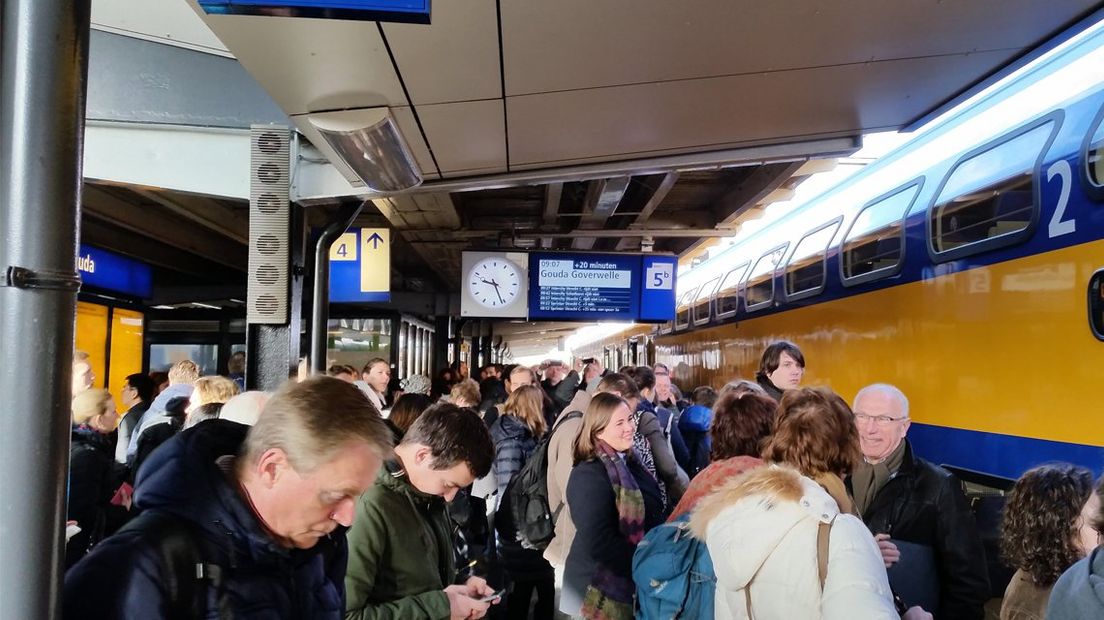 Archief: Problemen op het spoor bij Gouda