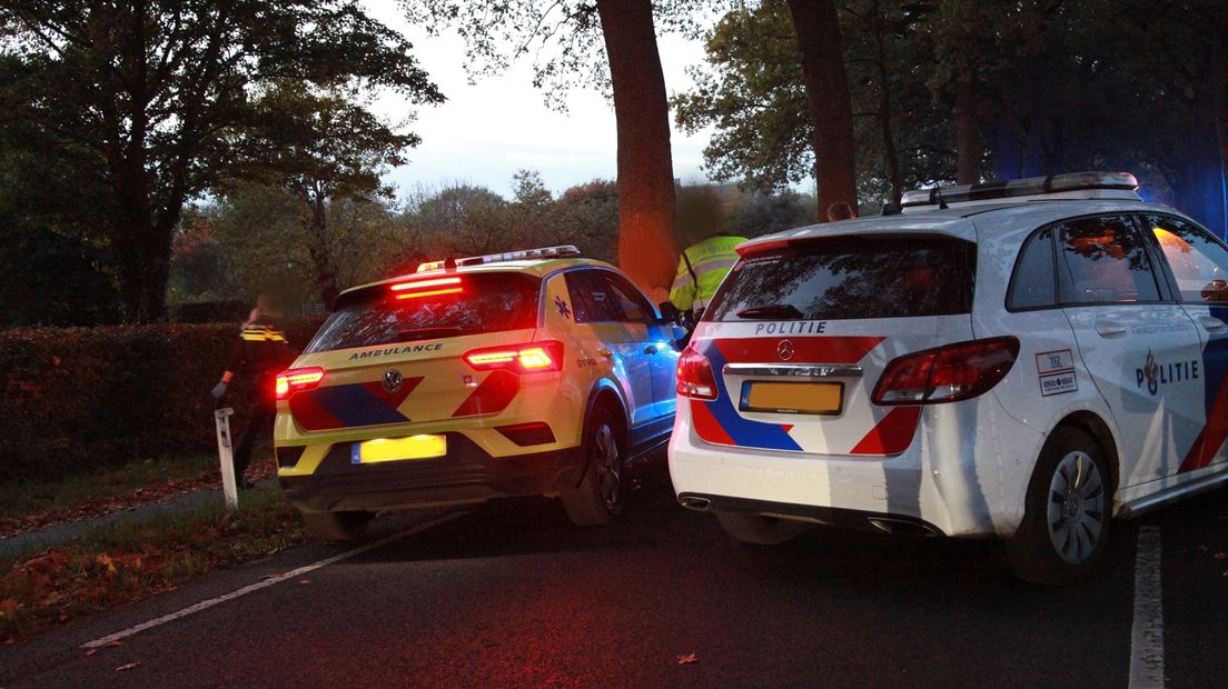 Het ongeluk gebeurde op de Appelbergenweg in Onnen