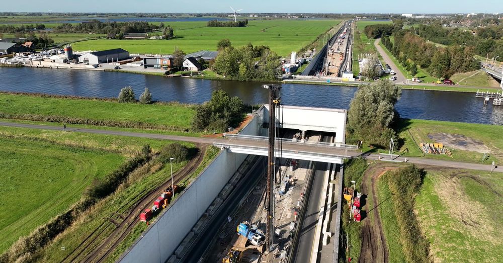 Werk aan Prinses Margriettunnel in A7 duurt zeker nog tot eind 2024