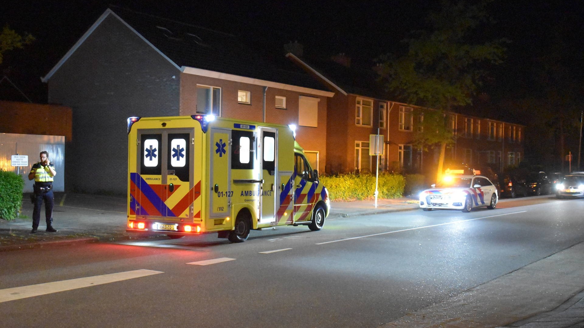 112-nieuws: Fietser gewond bij ongeluk in Vinkhuizen