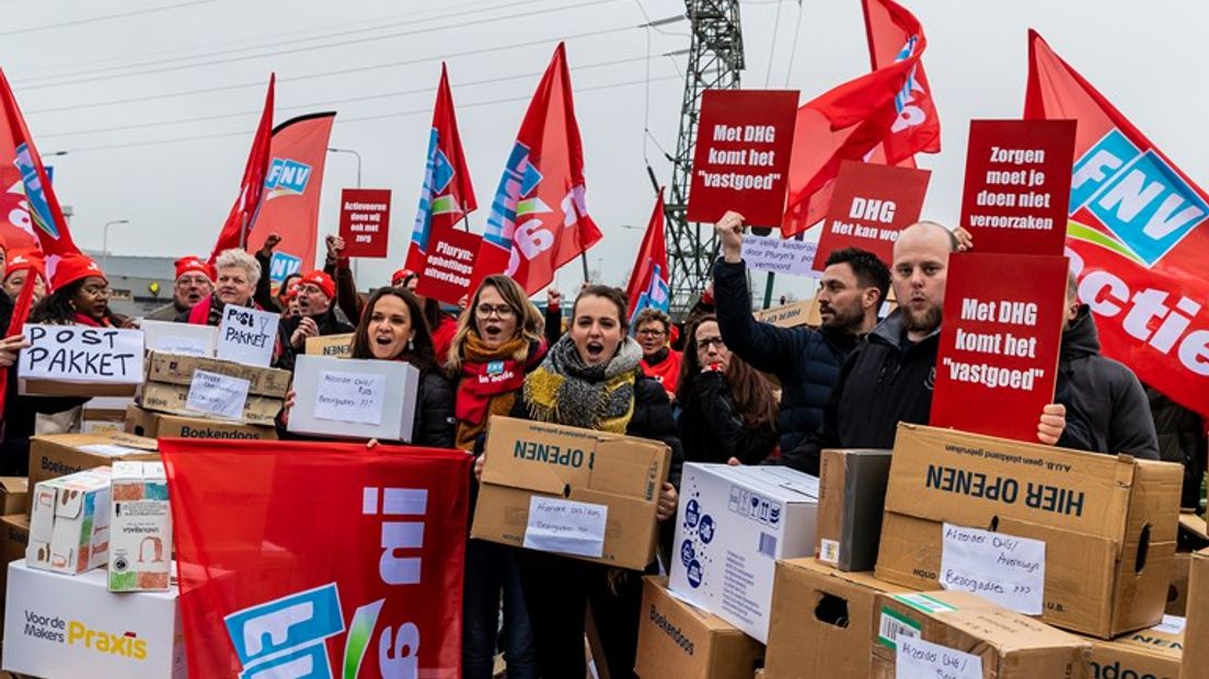 Eerder voerden medewerkers ook al actie.