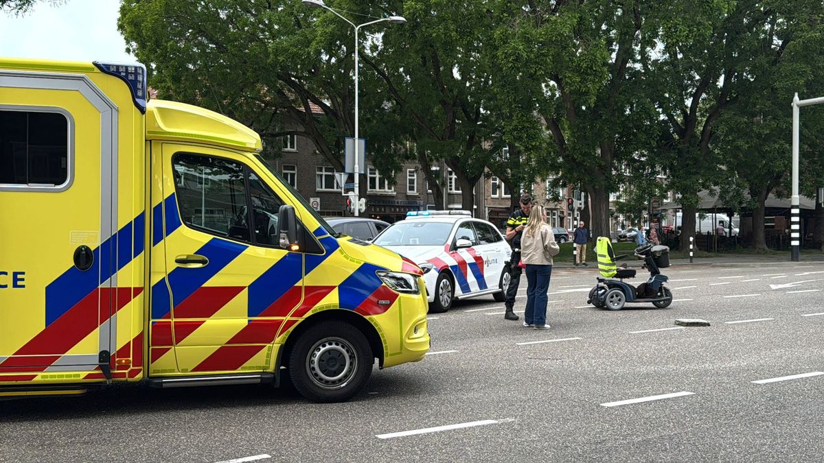 Gewonde bij aanrijding tussen auto en scootmobiel in Maastricht