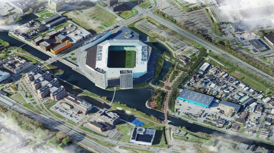 Europapark gaat op de schop: meer groen rondom het FC Groningen-stadion