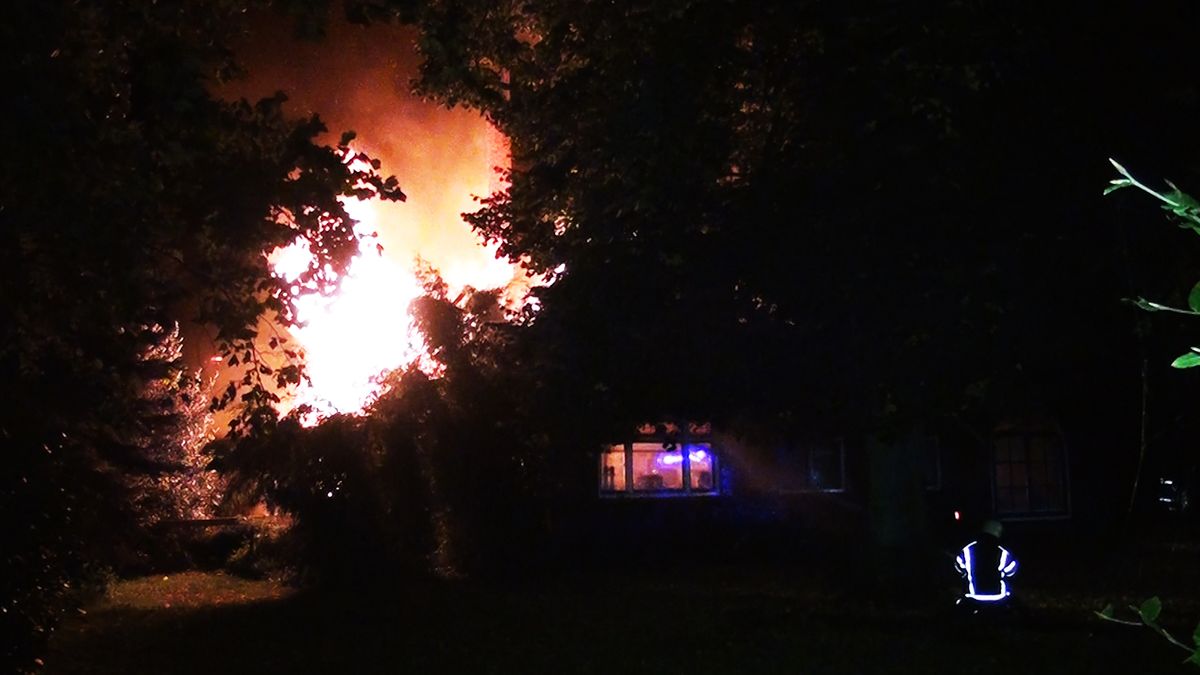 Woonboerderij in Tweede Exloërmond volledig afgebrand