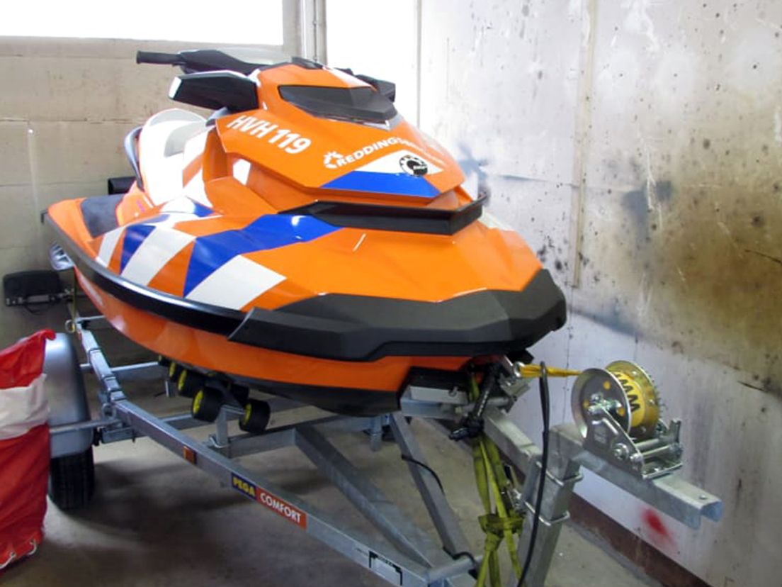 Waterscooter strandwacht gestolen 'Snel terugvinden is van