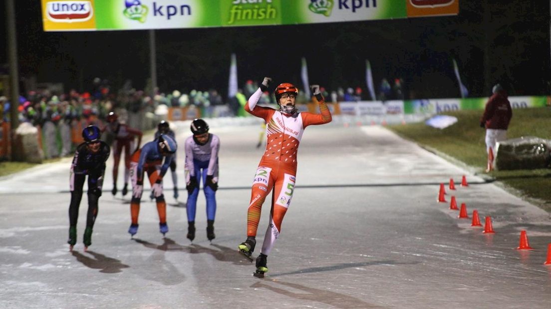 Manon Kamminga wint marathon 2018 in Haaksbergen