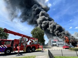 Onderzoek brand bedrijfspand Klazienaveen: 'Brand is niet aangestoken'