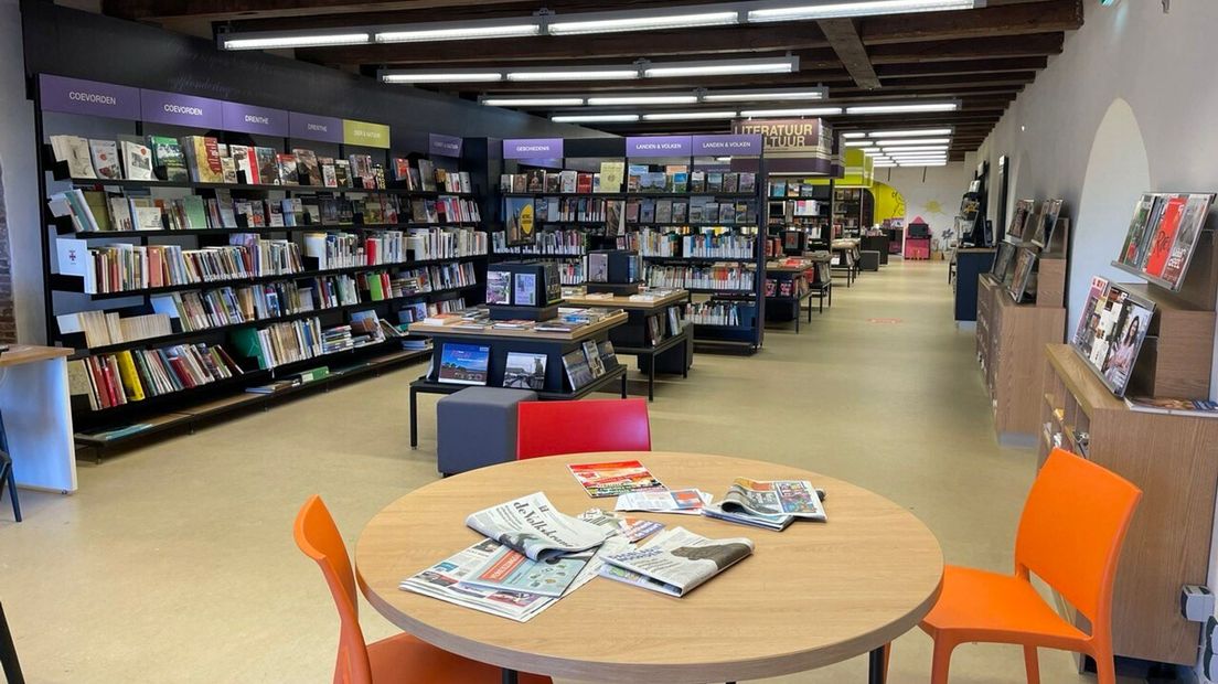 De bibliotheek van Coevorden is nu nog gehuisvest in Het Arsenaal