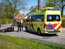 Motorrijder gewond bij ongeluk in Eelderwolde