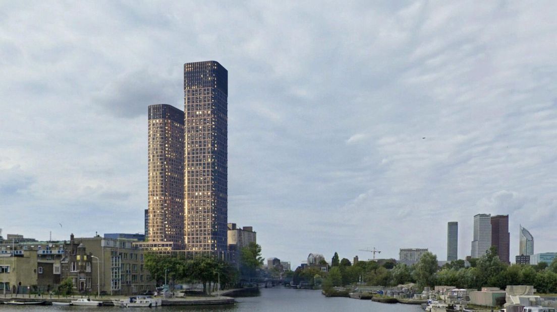 De ministeries in het centrum zijn straks niet meer de hoogste gebouwen van Den Haag