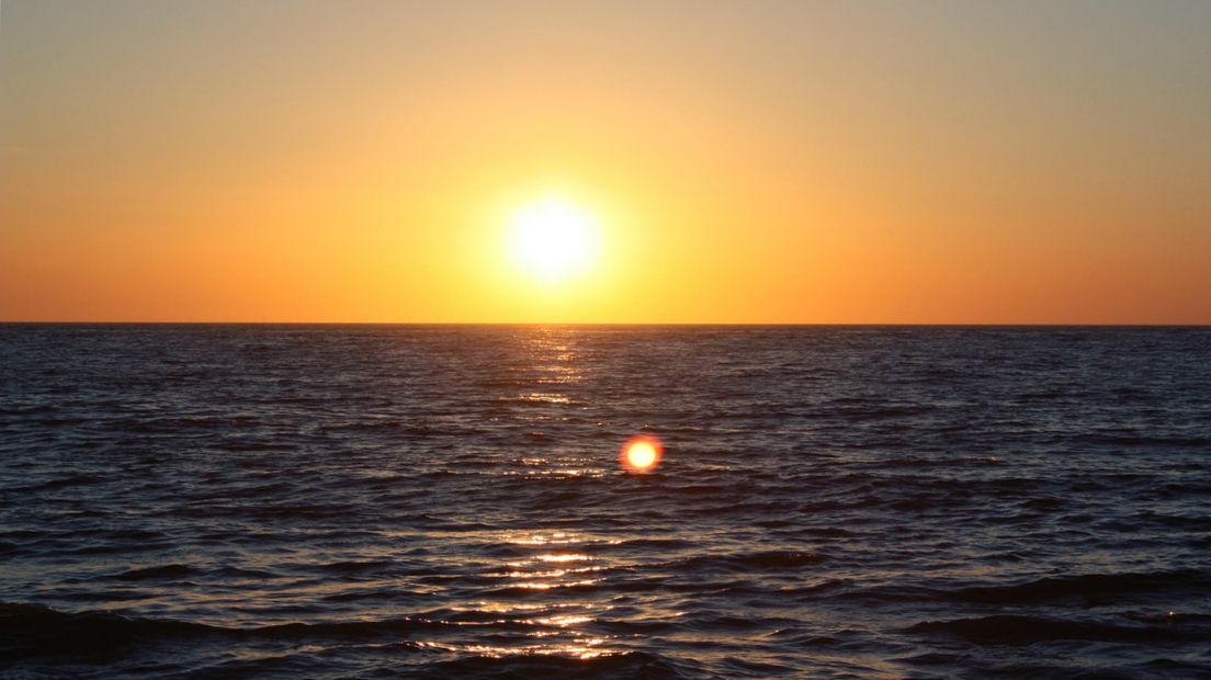 Zonsondergang bij Westkapelle