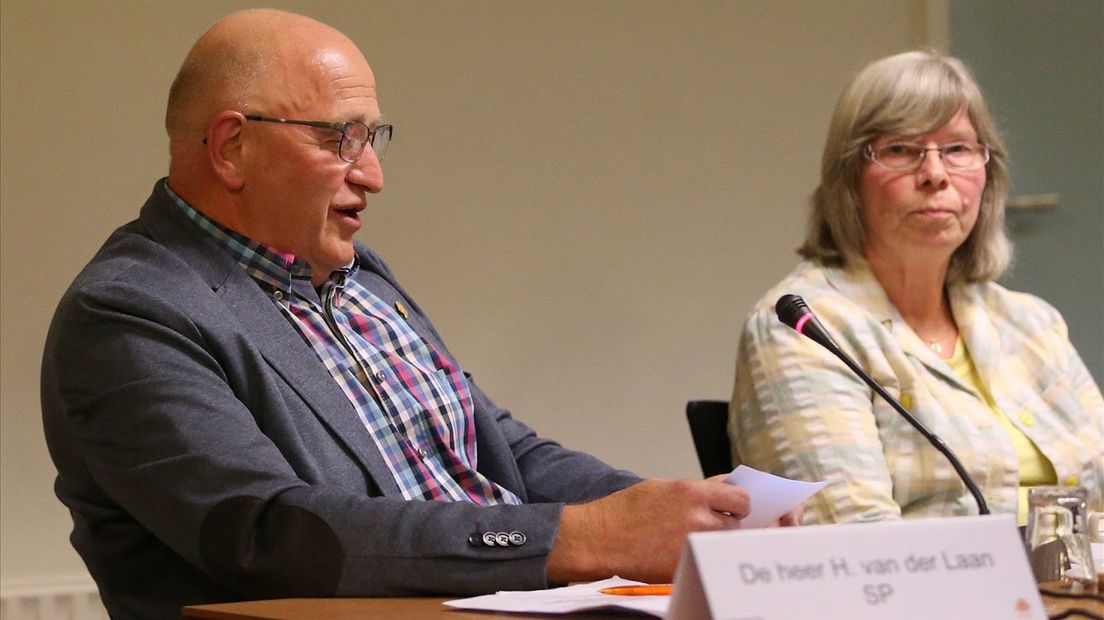 Raadslid Van der Laan (L) en fractievoorzitter Neef (R)