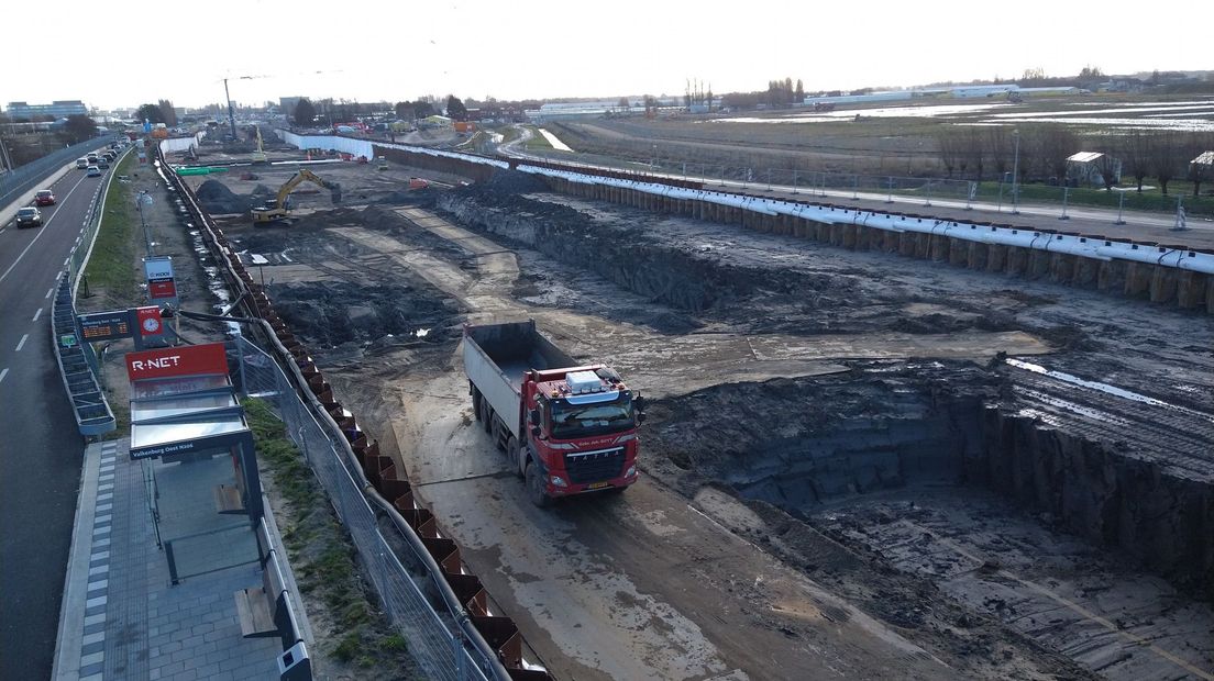 De werkzaamheden bij Valkenburg